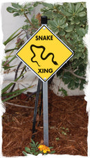 Snake Crossing Aluminum Sign or Vinyl Sticker - Weatherproof Novelty-5