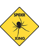 Spider Xing Sign or Sticker