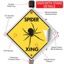 Spider Xing (Crossing) Reptile Signs or Sticker-4