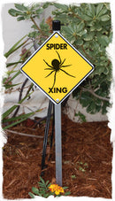 Spider Crossing Aluminum Sign or Vinyl Sticker - Weatherproof Novelty-5