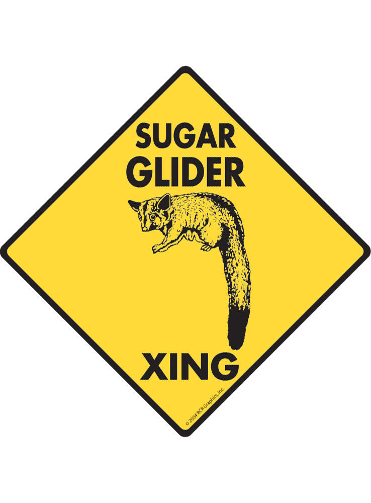 Sugar Glider Xing Sign or Sticker