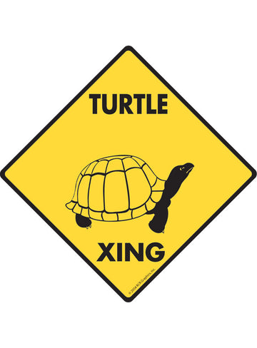 Turtle Xing Sign or Sticker
