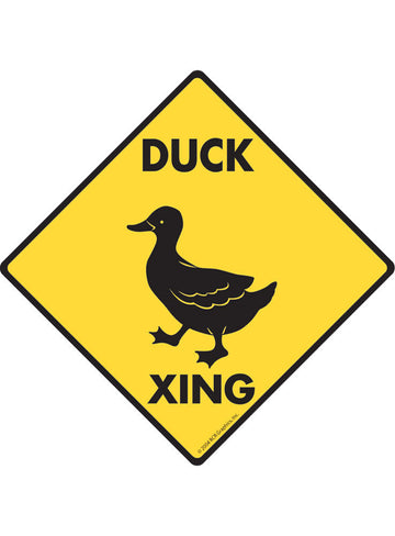 Duck Xing Sign or Sticker