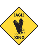 Eagle Xing Sign or Sticker