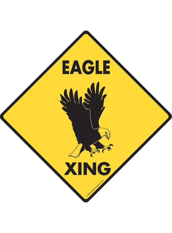 Eagle Xing Sign or Sticker