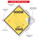 Goose Xing (Crossing) Bird Signs or Sticker-3