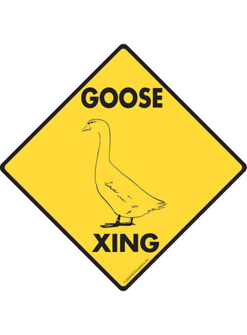 Goose Xing Sign or Sticker