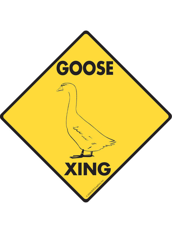 Goose Xing Sign or Sticker