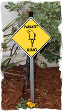 Parakeet Crossing Aluminum Sign or Vinyl Sticker - Weatherproof Novelty-5