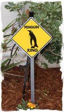 Penguin Crossing Bird Aluminum Sign or Vinyl Sticker - Weatherproof Novelty-5