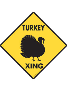 Turkey Xing Sign or Sticker