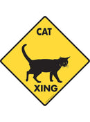 Cat Xing Sign or Sticker