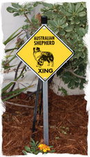 Australian Shepherd Xing (Crossing) Dog Signs or Sticker-5