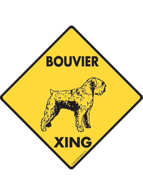 Bouvier des Flandres Xing Sign or Sticker