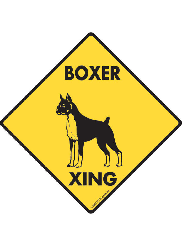 Boxer Xing Sign or Sticker