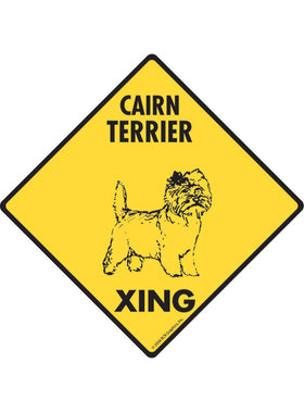 Cairn Terrier Xing Sign or Sticker