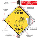 Cairn Terrier Xing (Crossing) Dog Signs or Sticker-4