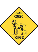 Cane Corso Xing Sign or Sticker