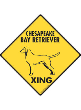 Chesapeake Bay Retriever Xing Sign or Sticker