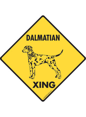 Dalmatian Xing Sign or Sticker