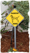 Dalmatian Xing (Crossing) Dog Signs or Sticker-5