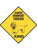 Dandie Dinmont Terrier Xing Sign or Sticker