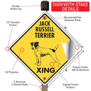 Jack Russell Terrier Xing (Crossing) Dog Signs or Sticker-4