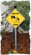 Papillon Xing (Crossing) Dog Signs or Sticker-5