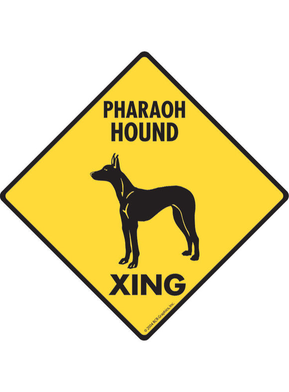 Pharaoh Hound Xing Sign or Sticker