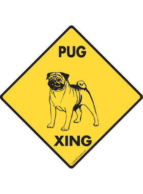 Pug Xing Sign or Sticker