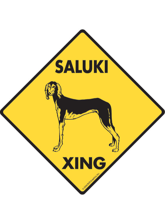 Saluki Xing Sign or Sticker