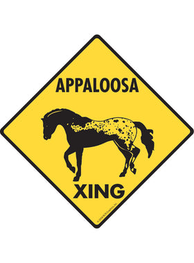 Appaloosa Xing Sign or Sticker