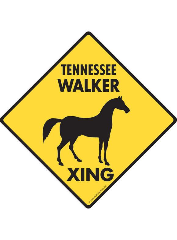 Tennessee Walker Xing Sign or Sticker