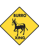 Burro Xing Sign or Sticker