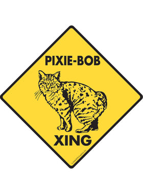 Pixie-Bob Xing Sign or Sticker
