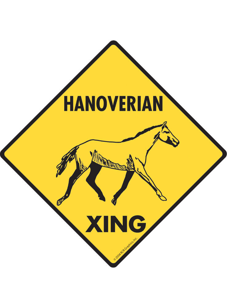 Hanoverian Xing Sign or Sticker