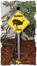Guinea Crossing Aluminum Sign or Vinyl Sticker - Weatherproof Novelty-5