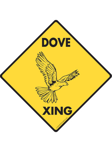 Dove Xing Sign or Sticker