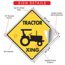 Tractor Xing (Crossing) Farm Signs or Sticker-3