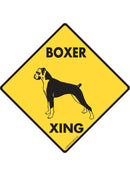Boxer Xing Sign or Sticker