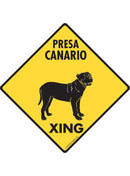 Presa Canario Xing Sign or Sticker