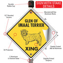 Glen of Imaal Terrier Xing (Crossing) Dog Signs or Sticker-4