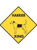 Harrier Xing Sign or Sticker