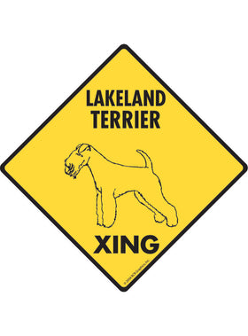 Lakeland Terrier Xing Sign or Sticker