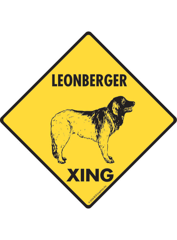 Leonberger Xing Sign or Sticker