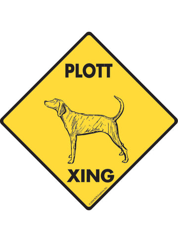 Plott Xing Sign or Sticker