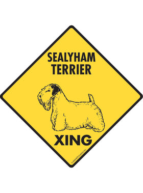 Sealyham Terrier Xing Sign or Sticker