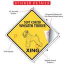 Soft Coated Wheaten Terrier Xing (Crossing) Dog Signs or Sticker-2