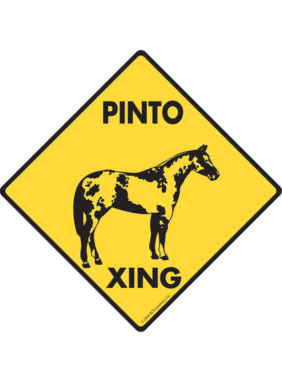 Pinto Xing Sign or Sticker