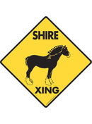 Shire Xing Sign or Sticker